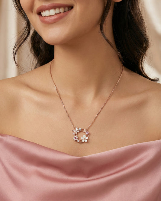 Butterfly Kiss blossom Necklace