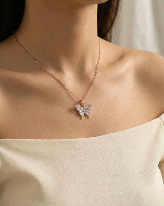 BUTTERFLY DIAMOND CHAIN