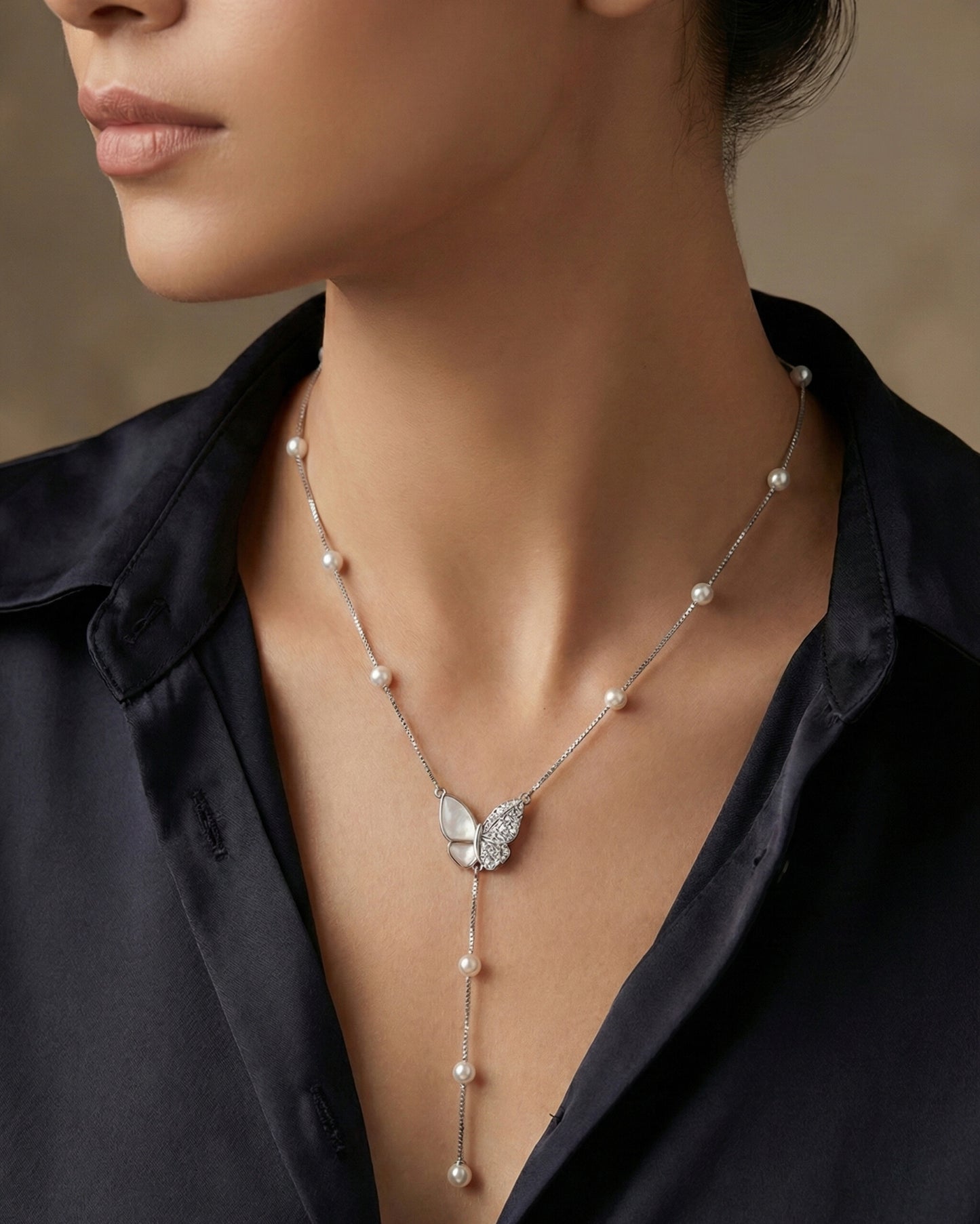 Moonlit Butterfly Chain