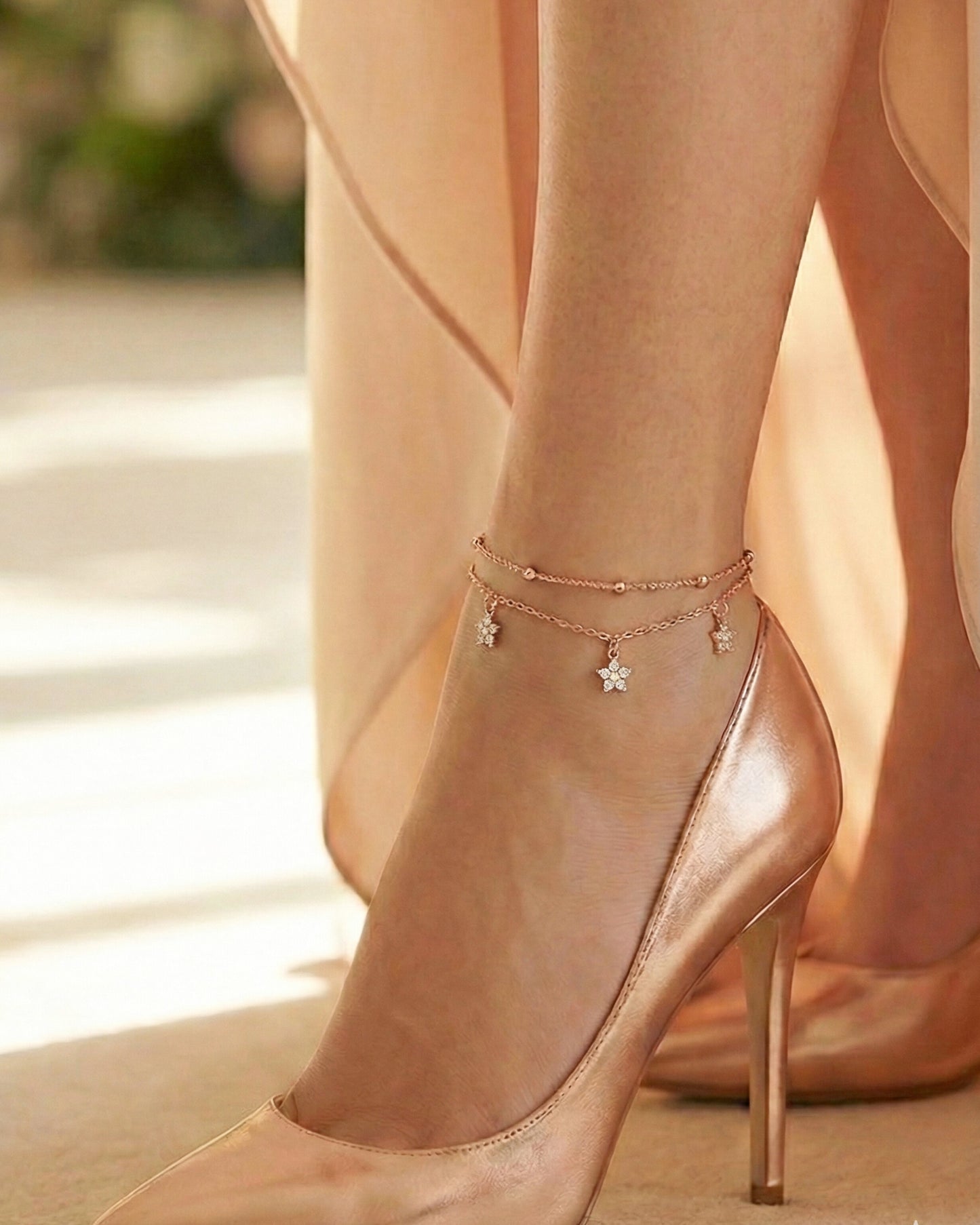 Sunkissed flora Anklet