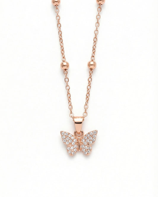 Blush Butterfly 🦋 Necklace