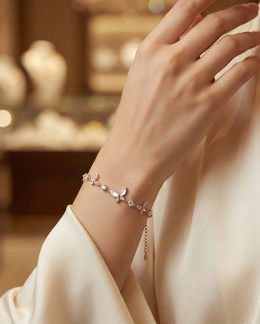 Celestial Motif Wings Bracelet