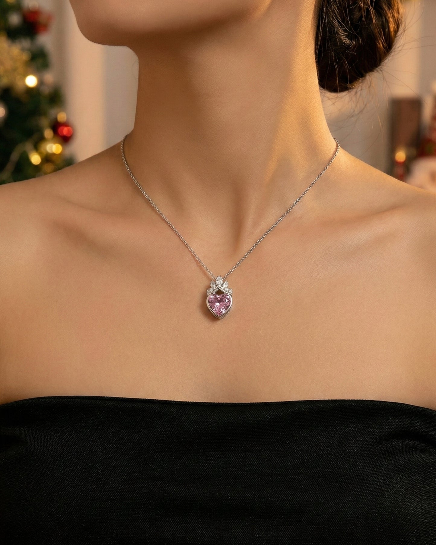 Heart Crown 👑 necklace - Stylishever