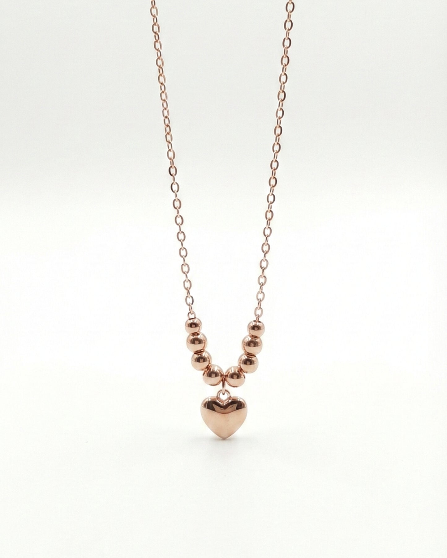 Blushing Heart Necklace