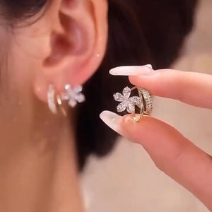 Gorgeous Flower 🌺 diamond earring - Stylishever