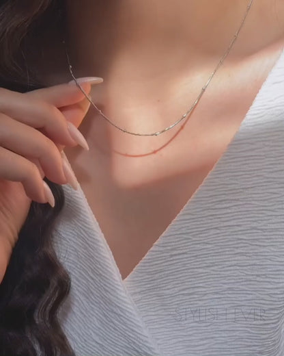 DOT STERLING SILVER CHAIN