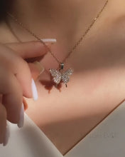 Load and play video in Gallery viewer, BUTTERFLY DIAMOND CHAIN
