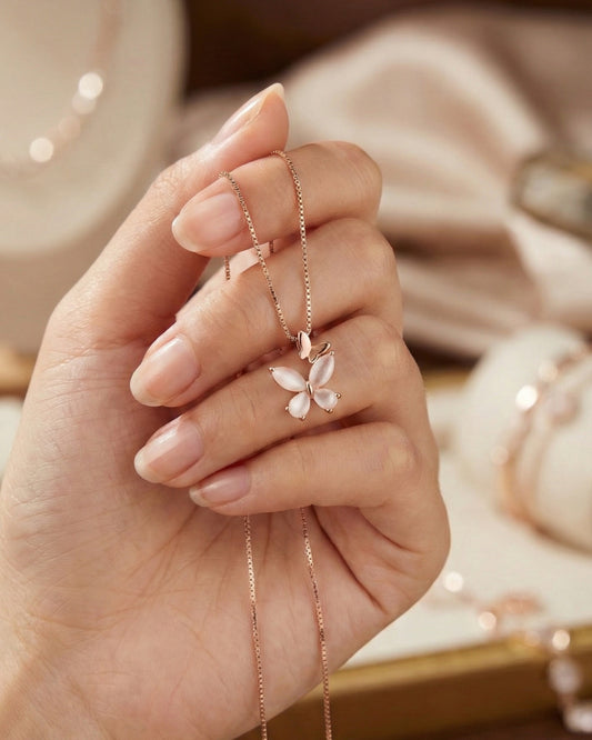 Butterfly 🦋 Petal Necklace
