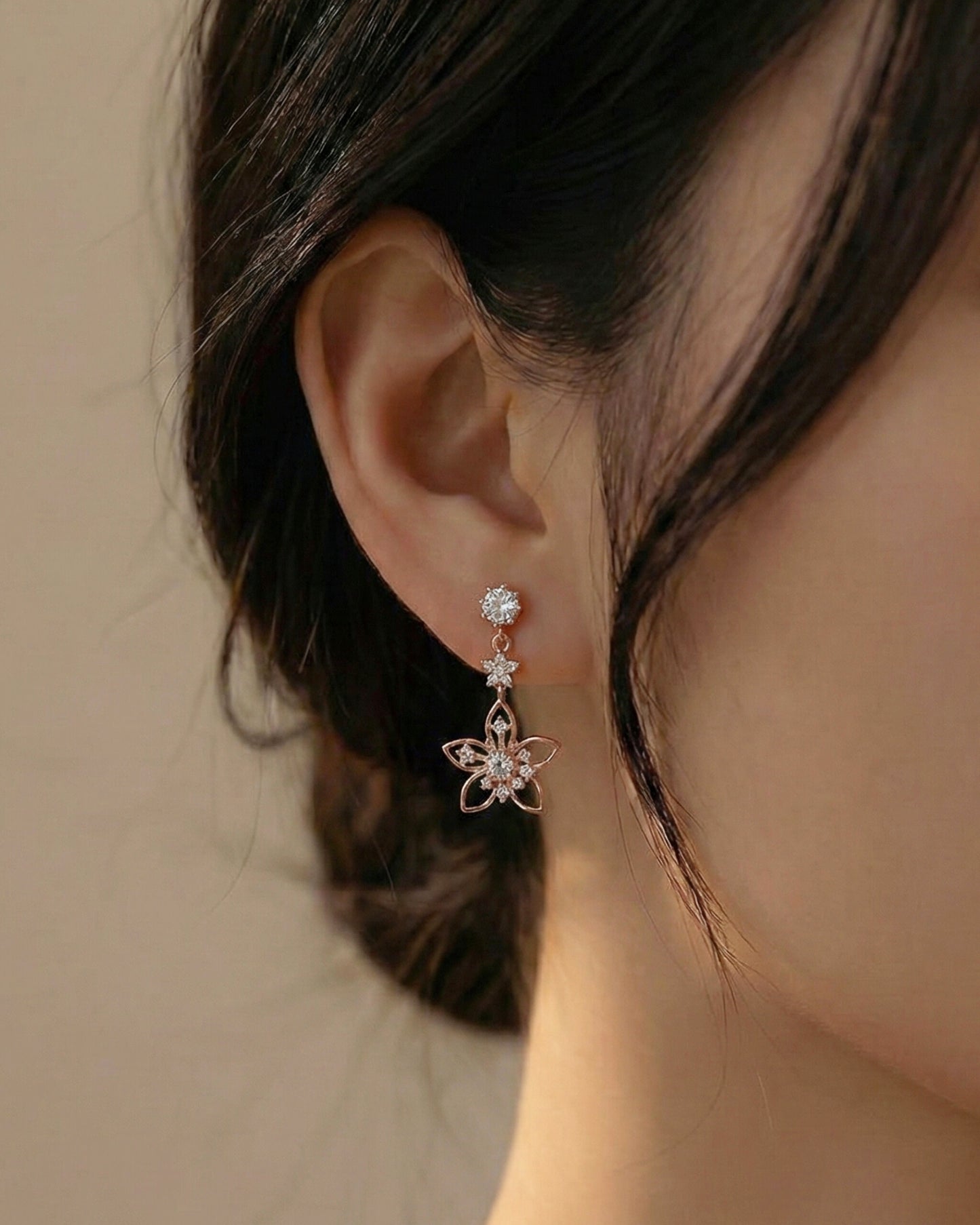Starlit Flora Earring