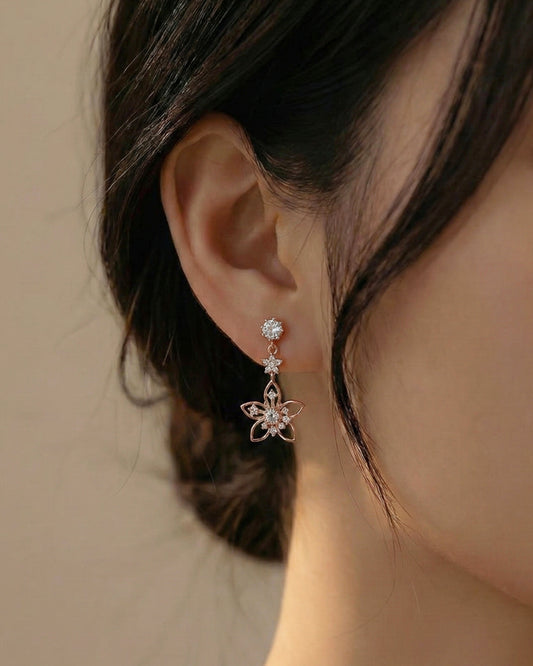 Starlit Flora Earring