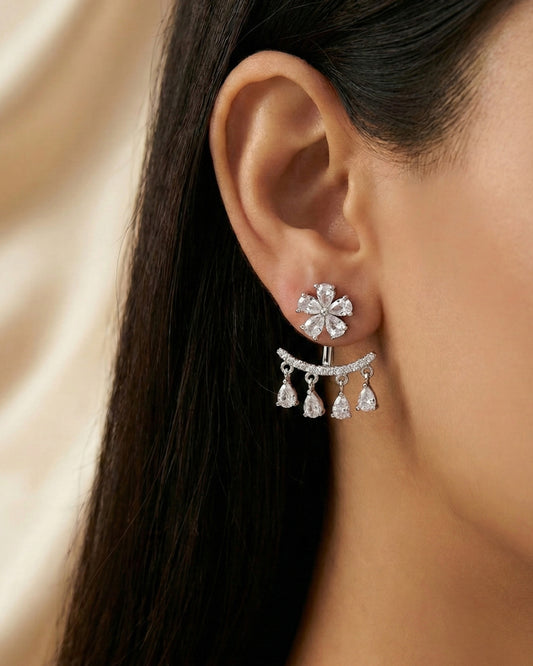 Floating Floral Earring