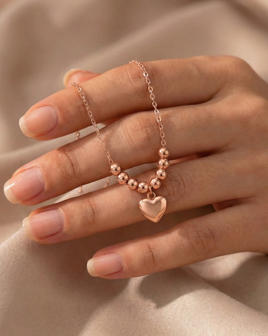 Blushing Heart Necklace