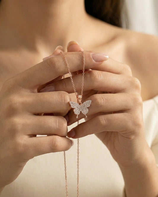BUTTERFLY DIAMOND CHAIN