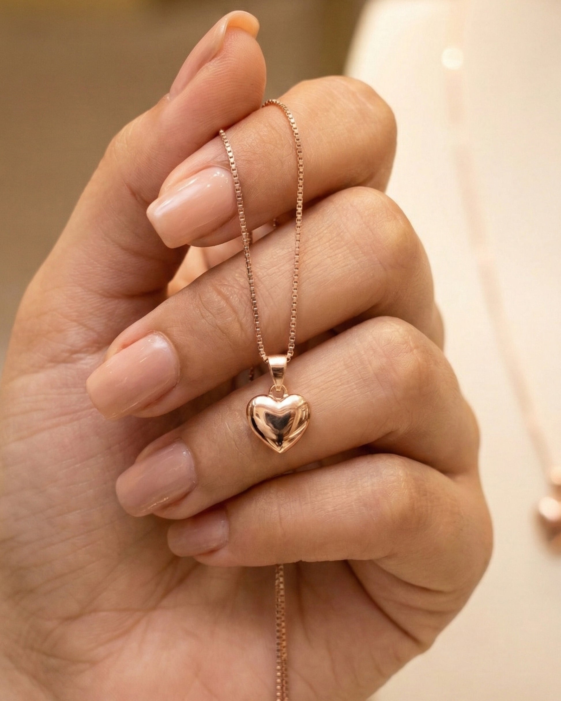 Puffy Heart ❤️ Necklace - Stylishever