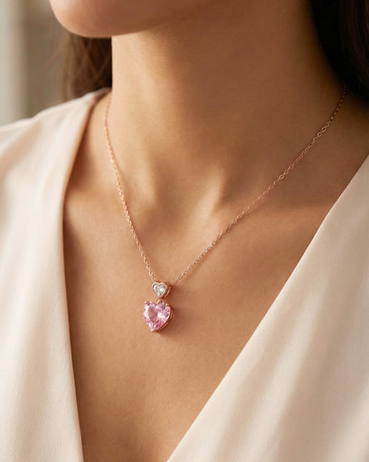DULEX HEART DIAMOND CHAIN