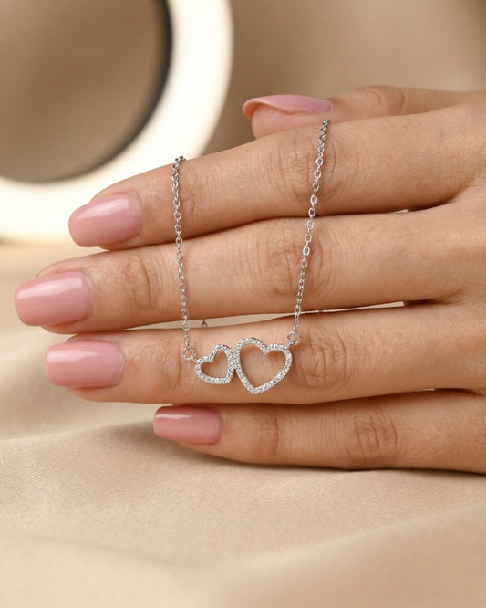 COUPLE HEART CHAIN