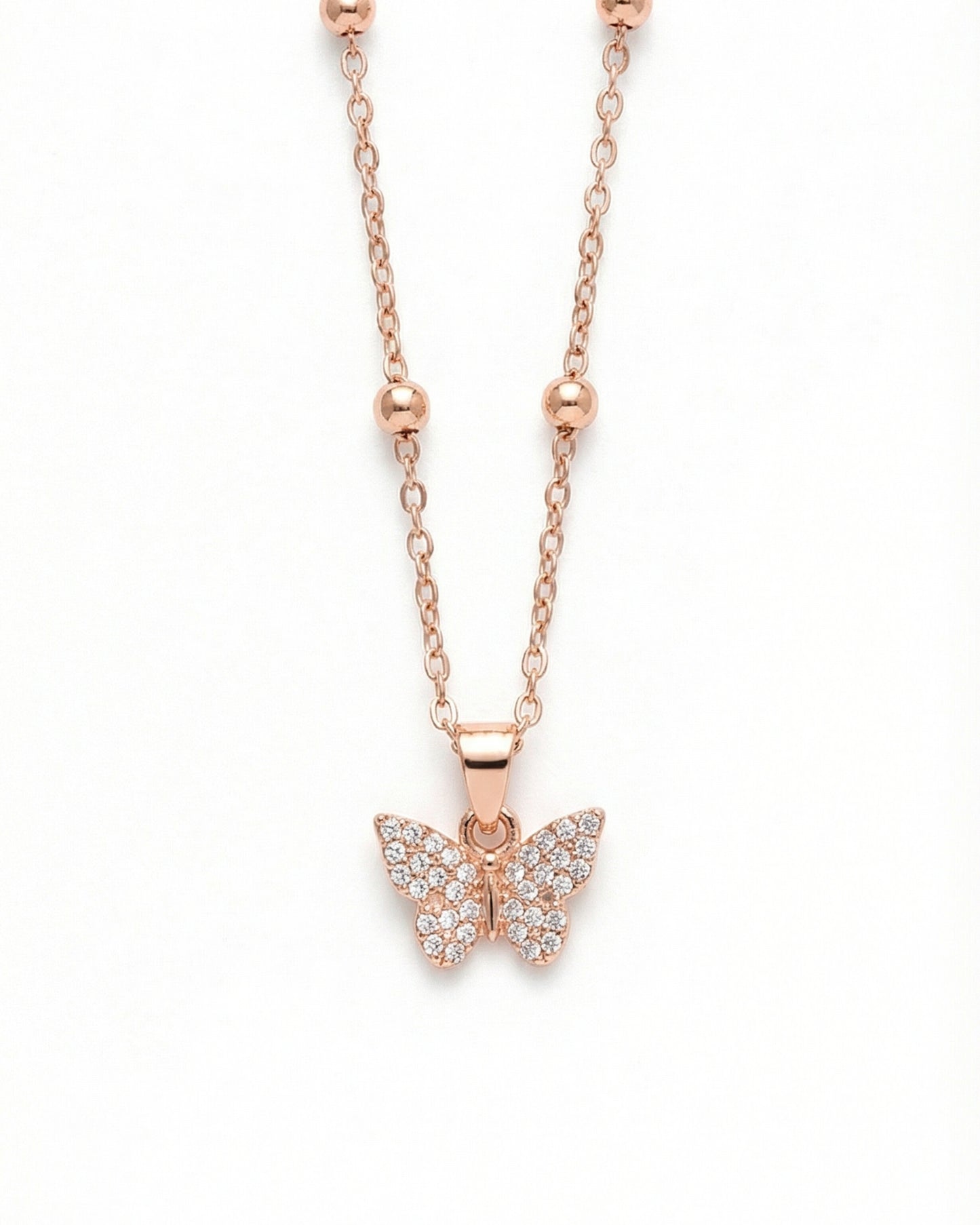 Blush Butterfly 🦋 Necklace