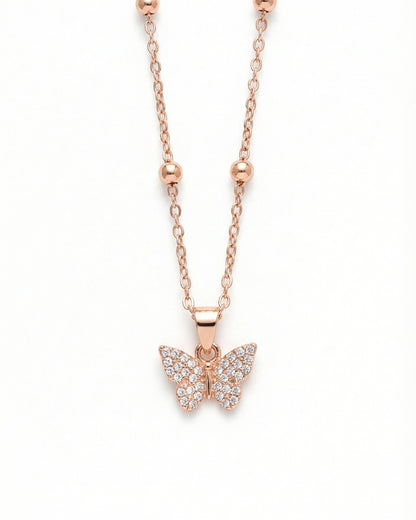 Blush Butterfly 🦋 Necklace