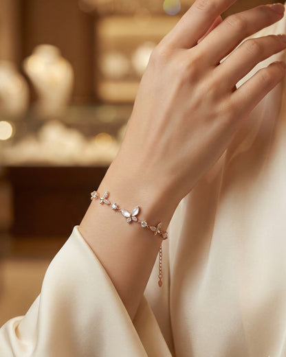 Celestial Motif Wings Bracelet