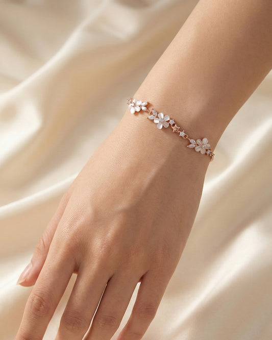 ICE CRUSH FLORAL BRACELET