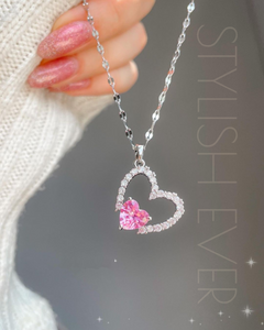 DUO HEART DIAMOND CHAIN