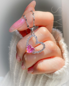 DUO HEART DIAMOND CHAIN