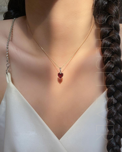 RED HEART DIAMOND CHAIN