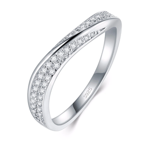 The Elegance Modian Classique Silver Ring - Stylishever