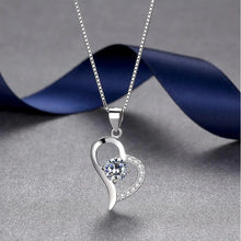 Load image into Gallery viewer, Stylish Heart Shape Silver Pendant Set - Stylishever
