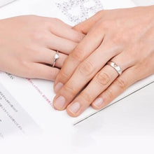 Load image into Gallery viewer, Classic Heart diamond couple ring - Stylishever

