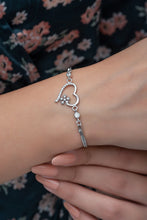 Load image into Gallery viewer, Heart Snowflake Silver Bracelet - Stylishever
