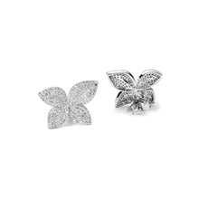 Load image into Gallery viewer, Floral Leaf Silver Earrings - Stylishever

