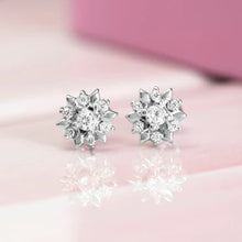 Load image into Gallery viewer, Nakshatra Flower Silver Earrings - Stylishever
