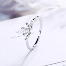 Load image into Gallery viewer, Exotic Princess Crown Silver Ring - Stylishever
