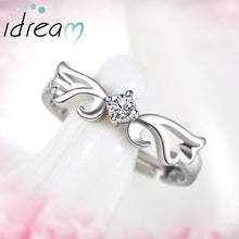Load image into Gallery viewer, Love Design Silver Angel Silver Ring ❤️💍 - Stylishever
