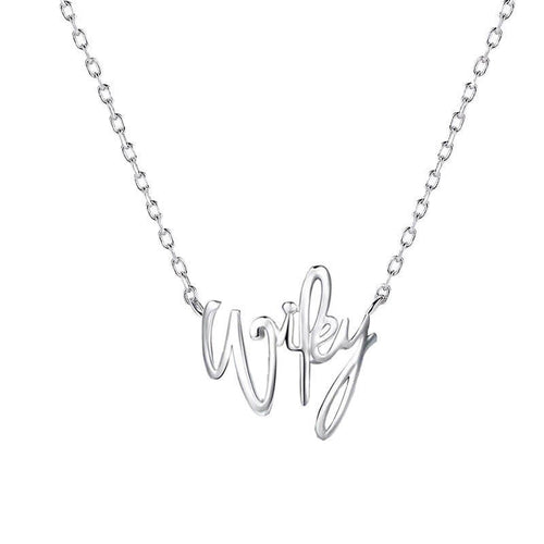 WIFEY PENDENT CHAIN - Stylishever