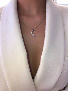 CRESCENT  Moon 🌛 pendent chain - Stylishever