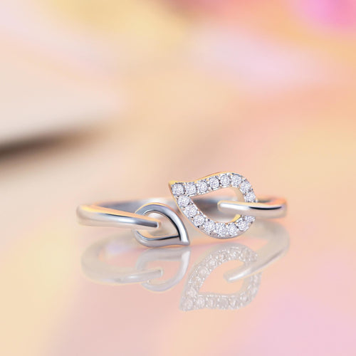 SILVERETTE LEAF 🌿 ring - Stylishever