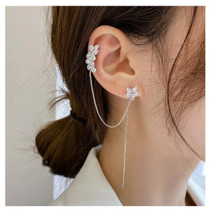 Crystal flower ear ring 😍 - Stylishever