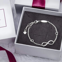Load image into Gallery viewer, Infinity Silver Bracelet - Stylishever
