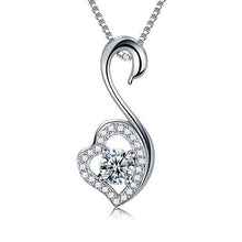 Load image into Gallery viewer, SWOONING SWAN EXQUISITE SILVER PENDANT SET - Stylishever
