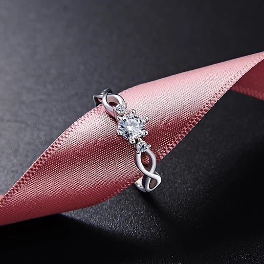 Infinity Diamond ring 💍 - Stylishever