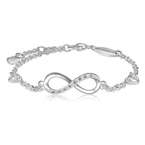 Infinity Silver Bracelet - Stylishever