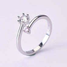 Load image into Gallery viewer, The Beautiful Pink Glacier Silver Ring 💓 - Stylishever
