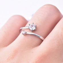 Load image into Gallery viewer, The Beautiful Pink Glacier Silver Ring 💓 - Stylishever
