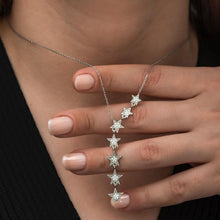 Load image into Gallery viewer, Milky Way Star Silver Necklace - Stylishever
