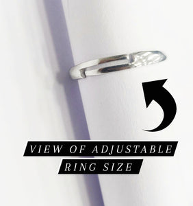 ♥️✨ THE INDELIBLE CHARM SILVER RING - Stylishever