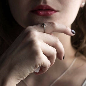 ✈️💍 Travel Airplane Silver Ring - Stylishever
