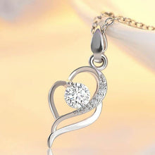 Load image into Gallery viewer, IMMORTAL LOVE HEART SILVER PENDANT CHAIN 💕😍 - Stylishever
