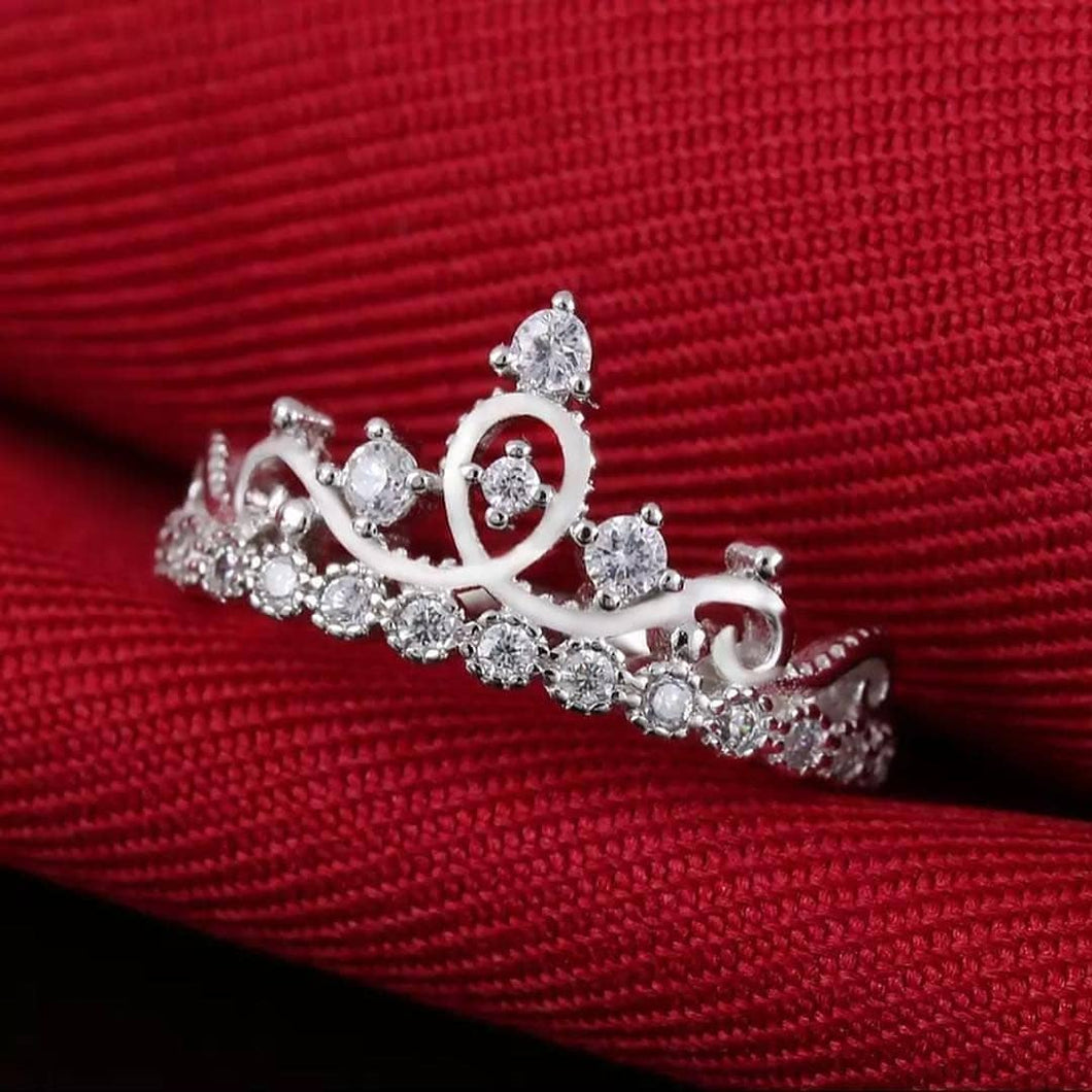 Regal Crown Silver Ring ♥️✨💍 - Stylishever
